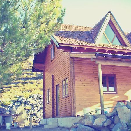 Villa Agros Timber Log House Exterior foto
