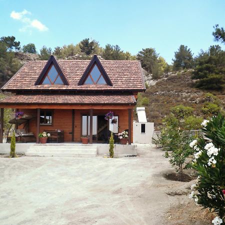 Villa Agros Timber Log House Exterior foto