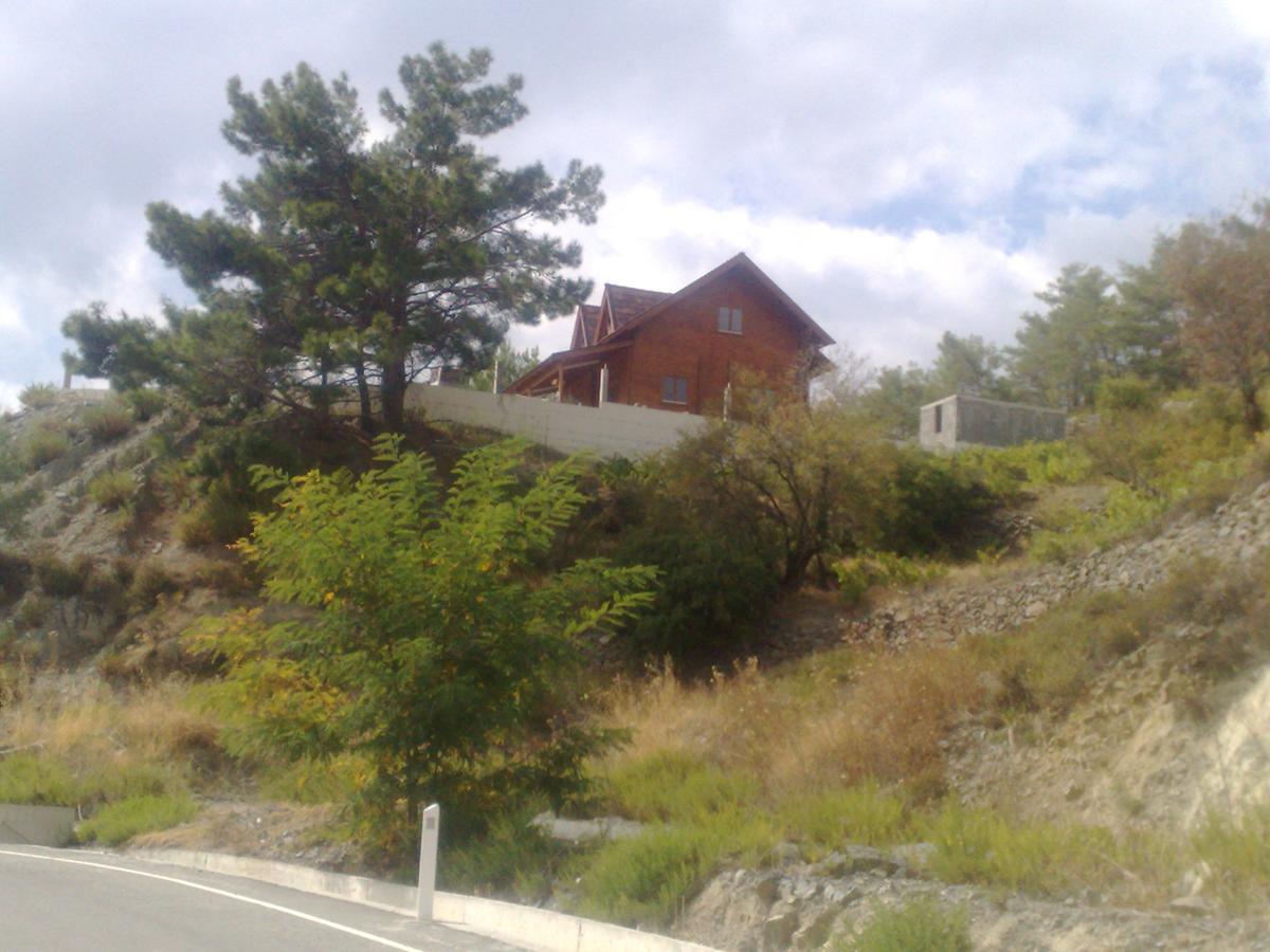 Villa Agros Timber Log House Exterior foto