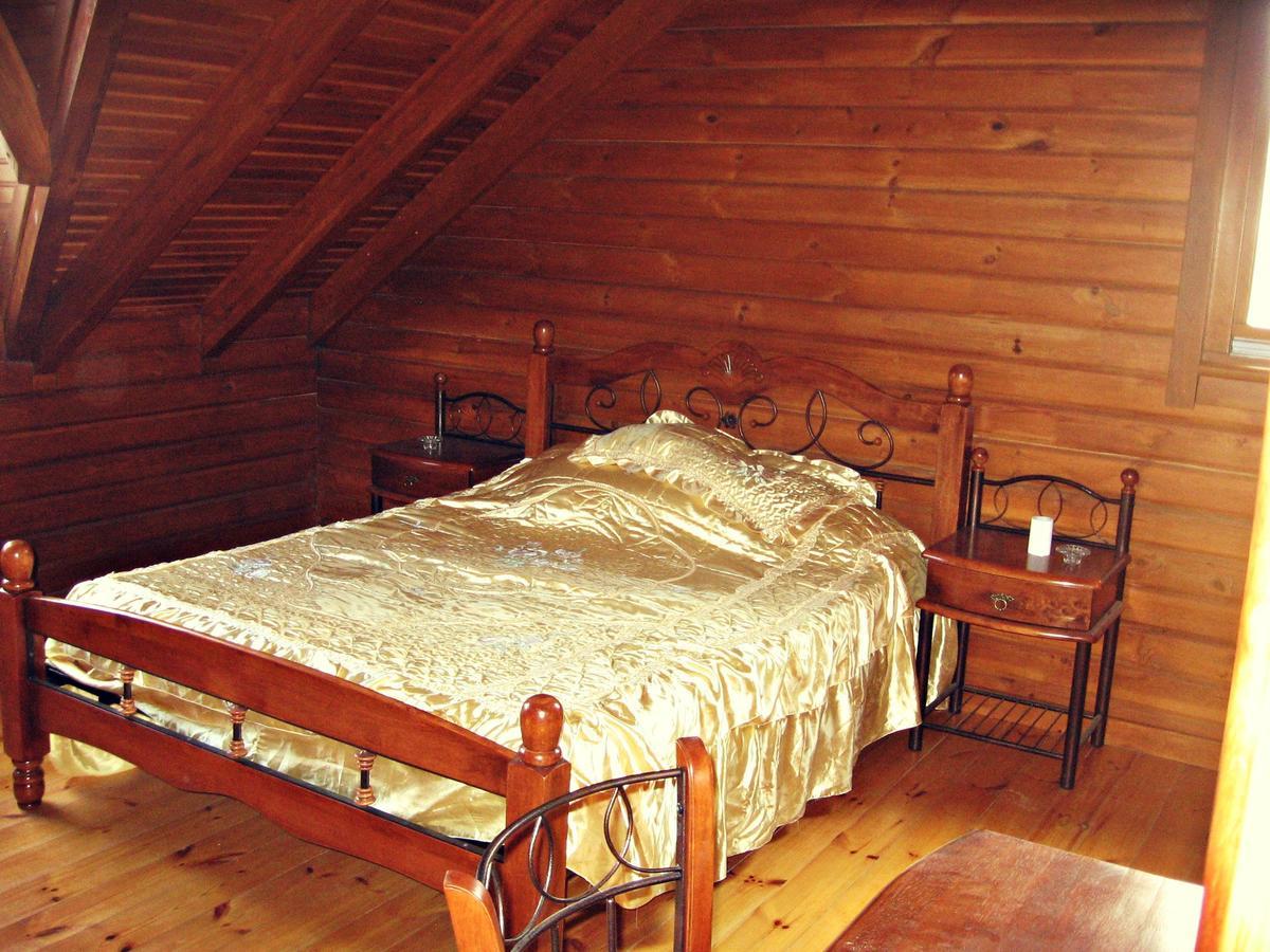 Villa Agros Timber Log House Exterior foto