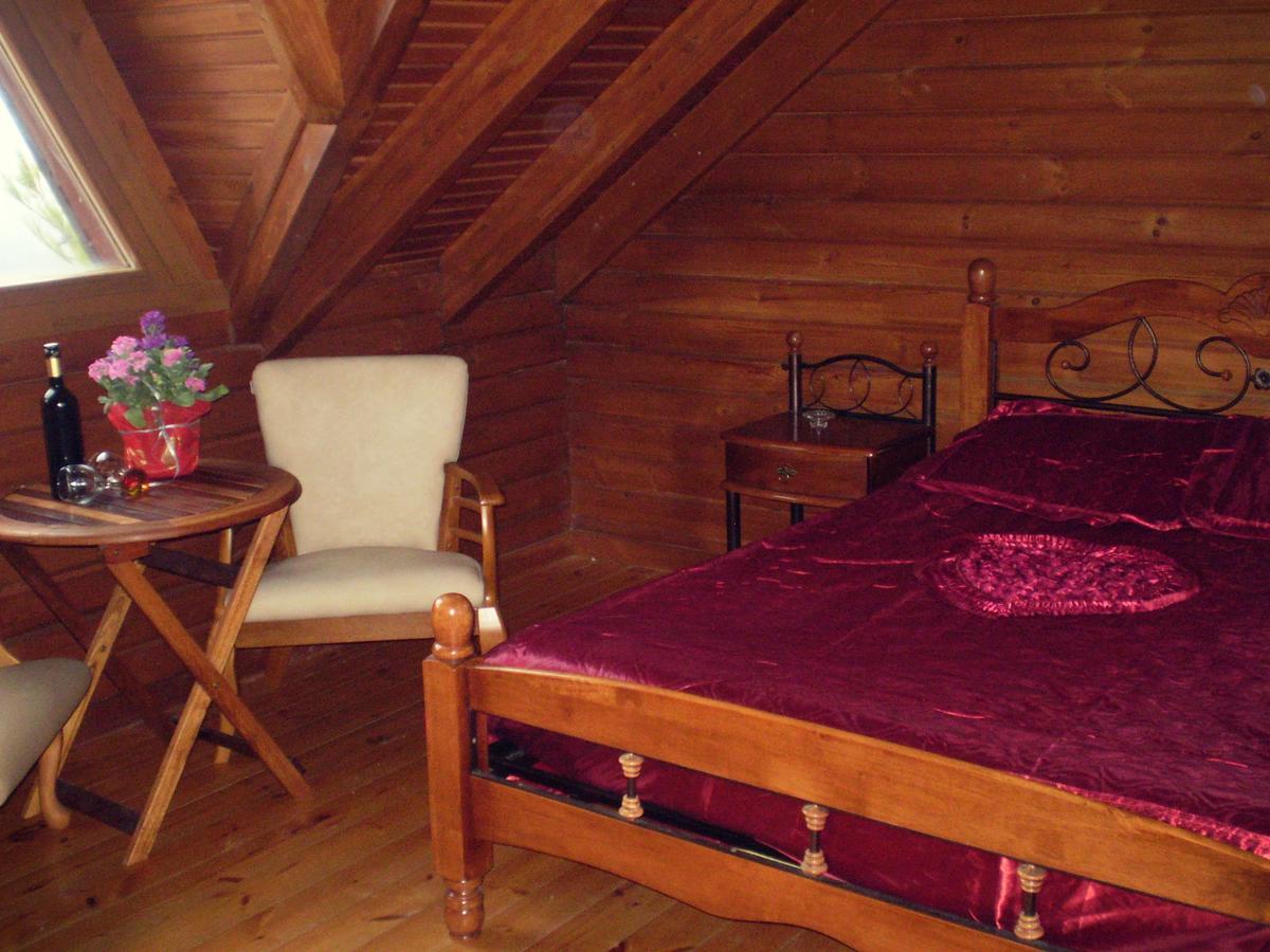 Villa Agros Timber Log House Exterior foto
