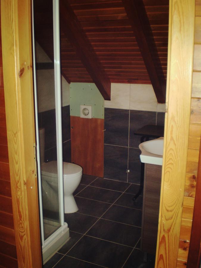 Villa Agros Timber Log House Exterior foto