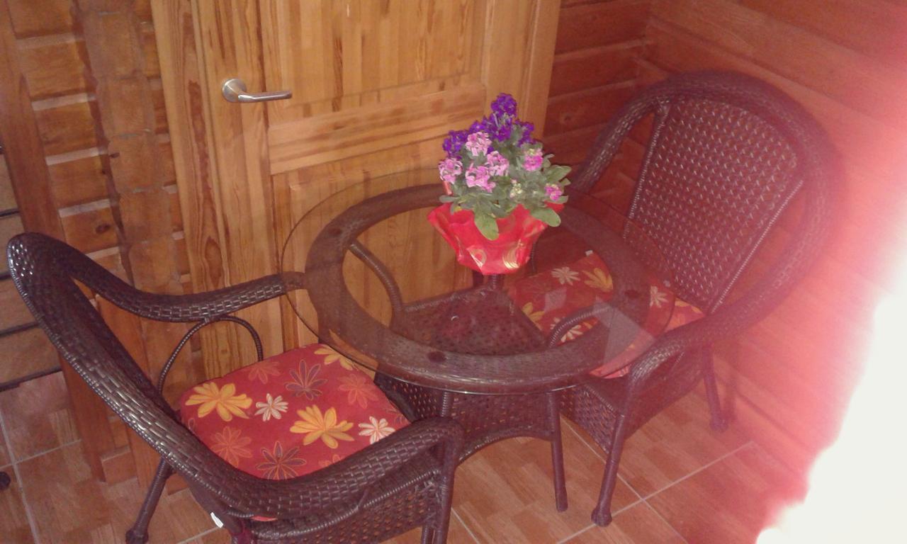 Villa Agros Timber Log House Exterior foto
