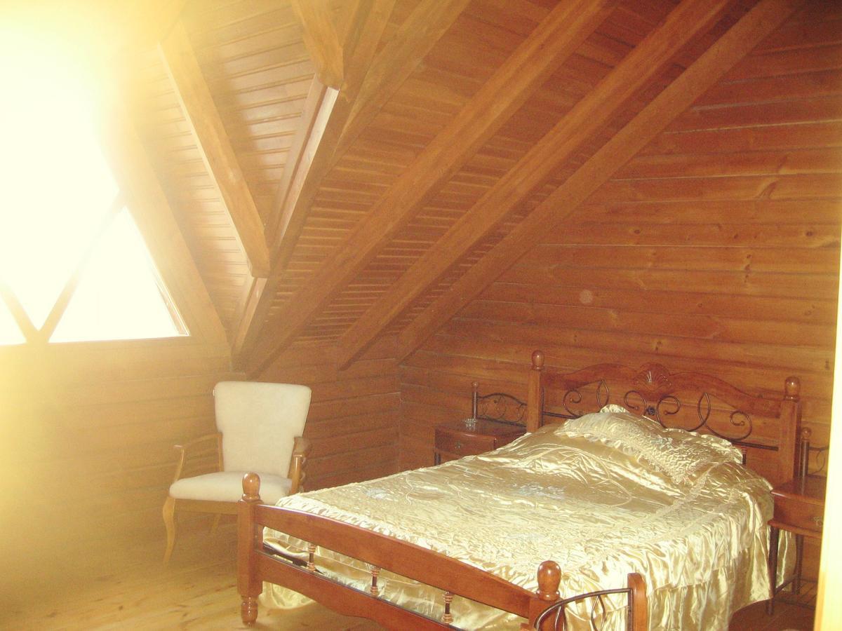 Villa Agros Timber Log House Exterior foto