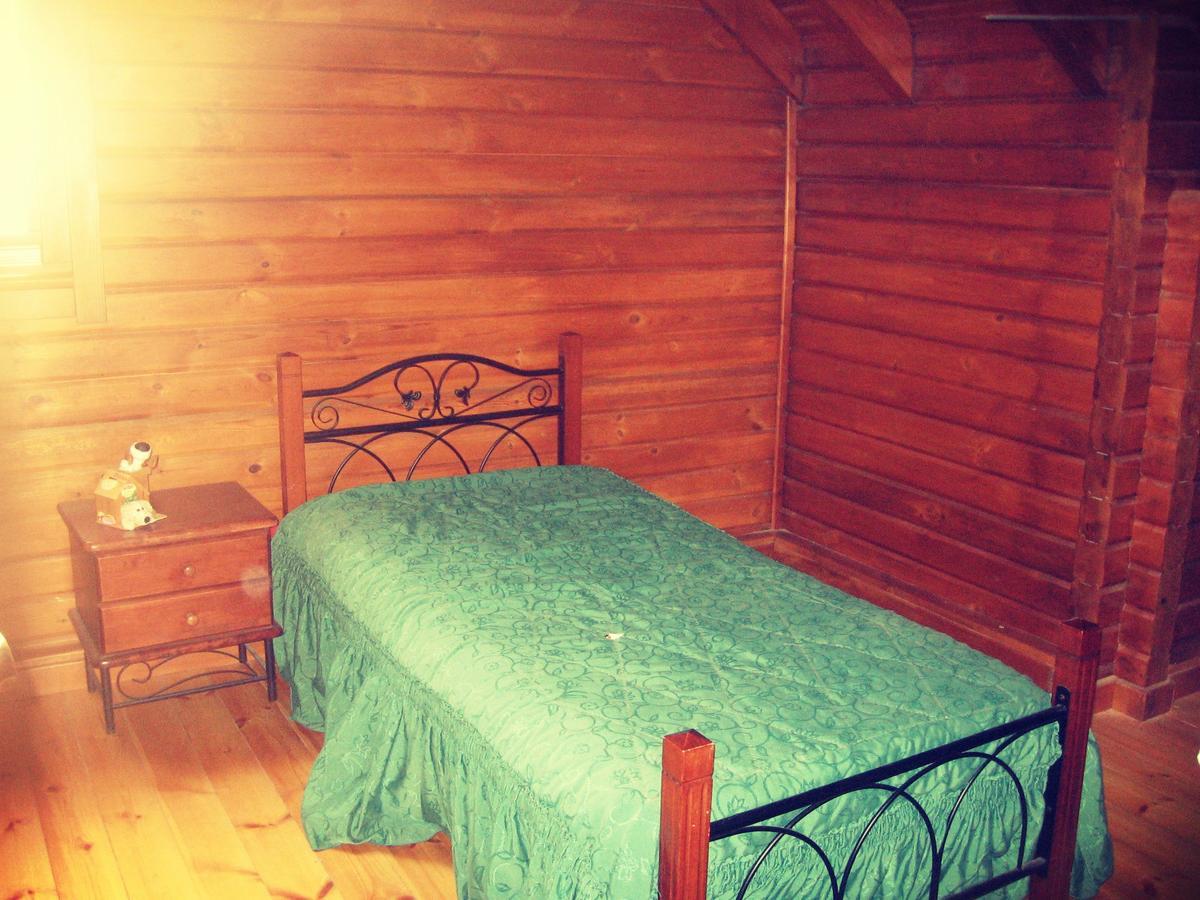 Villa Agros Timber Log House Exterior foto