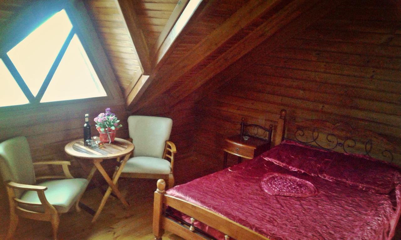 Villa Agros Timber Log House Exterior foto