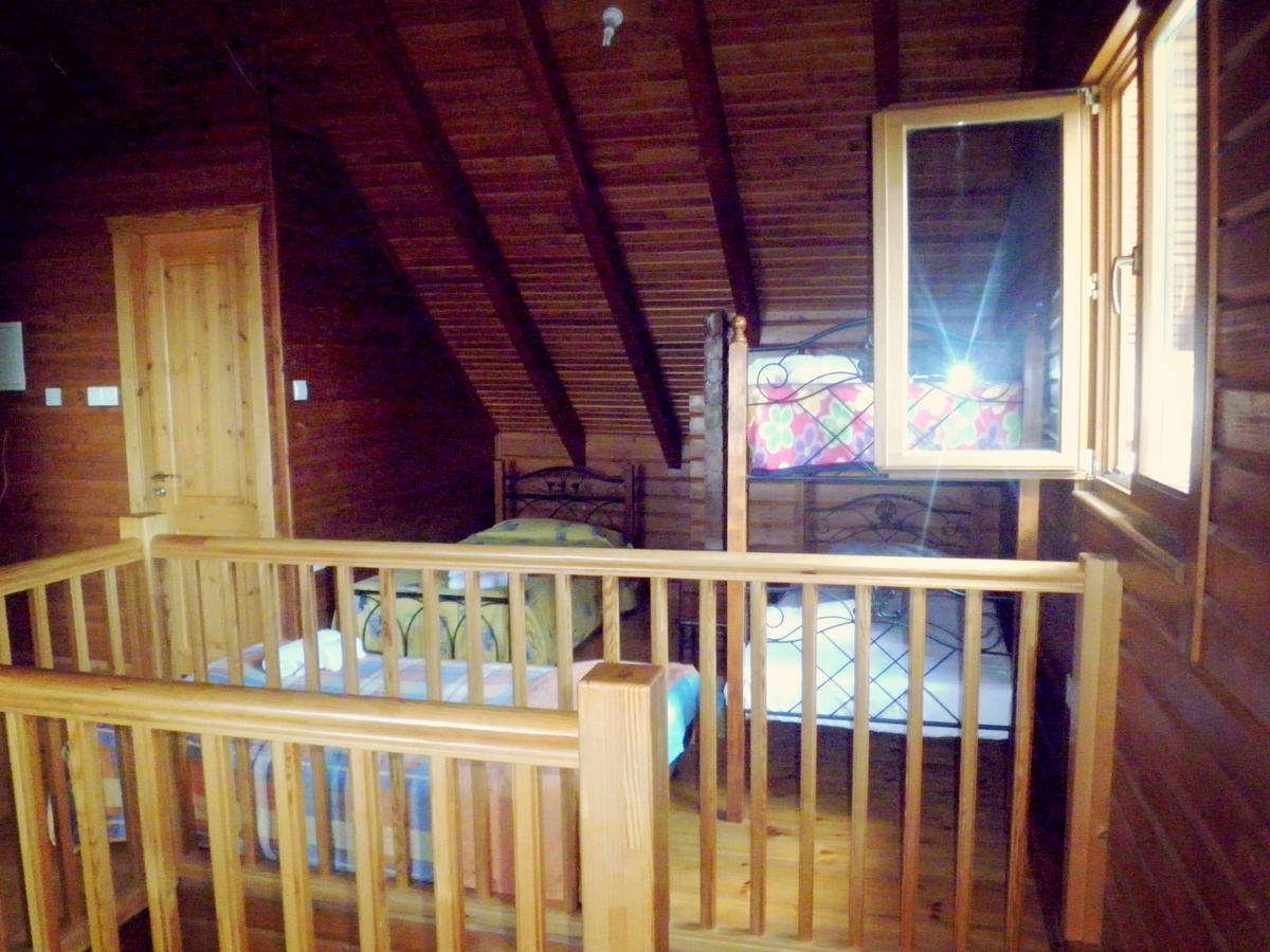 Villa Agros Timber Log House Exterior foto
