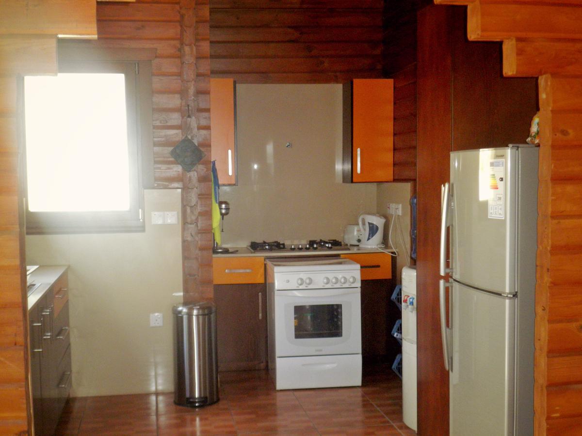 Villa Agros Timber Log House Exterior foto