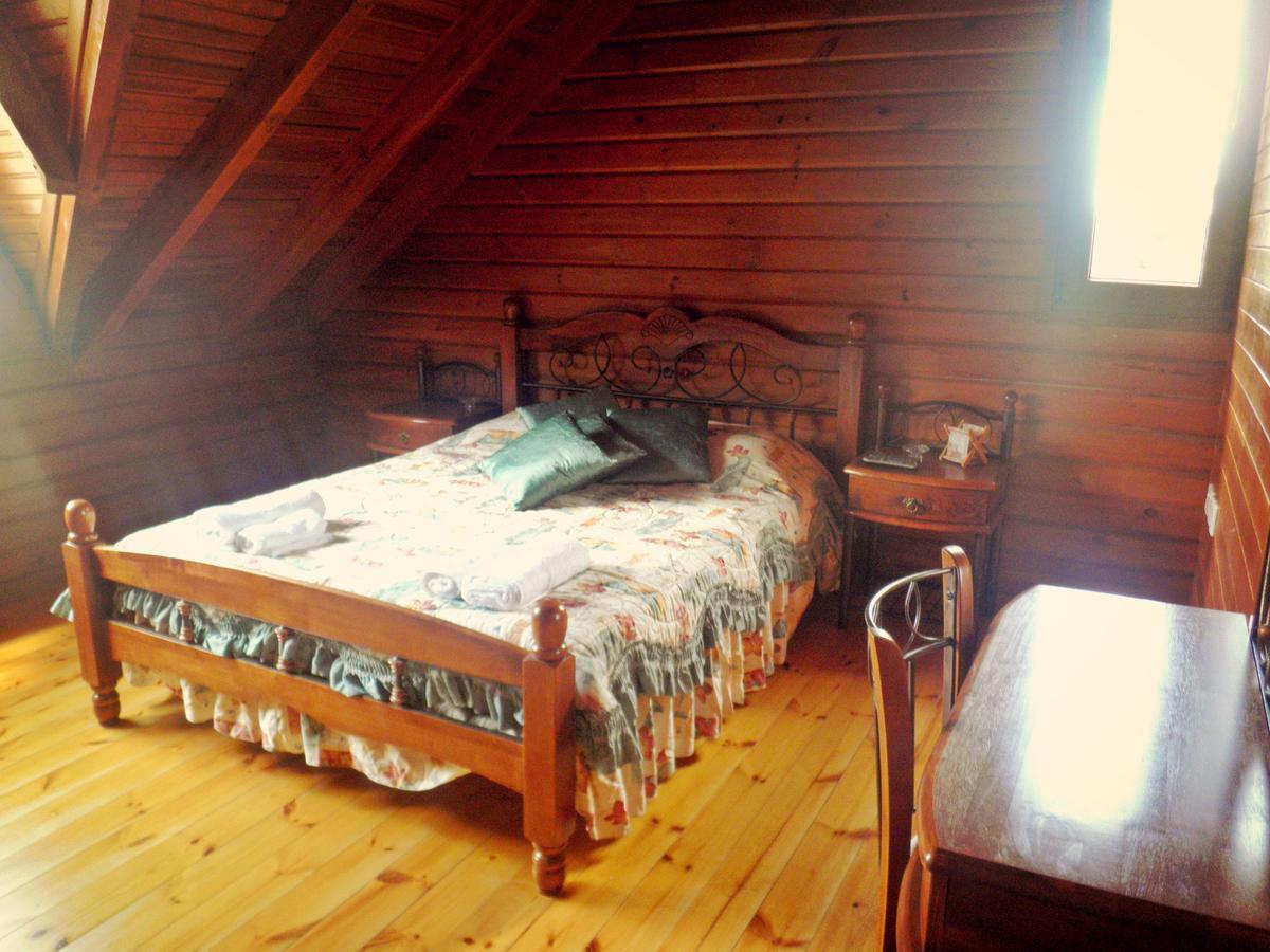 Villa Agros Timber Log House Exterior foto