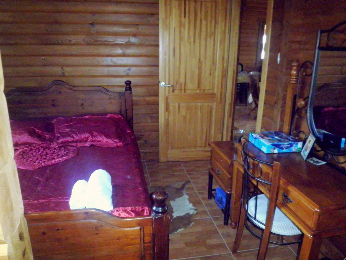 Villa Agros Timber Log House Exterior foto
