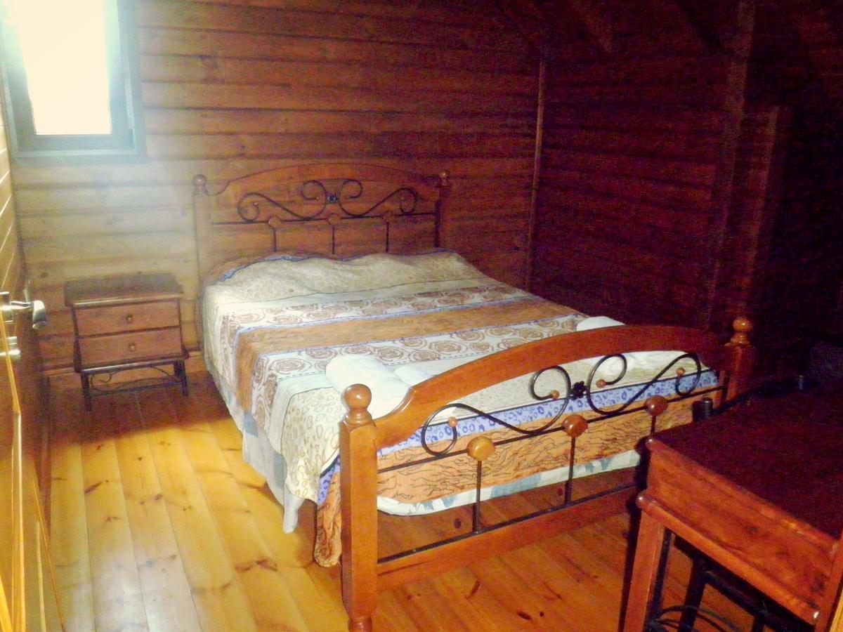 Villa Agros Timber Log House Exterior foto