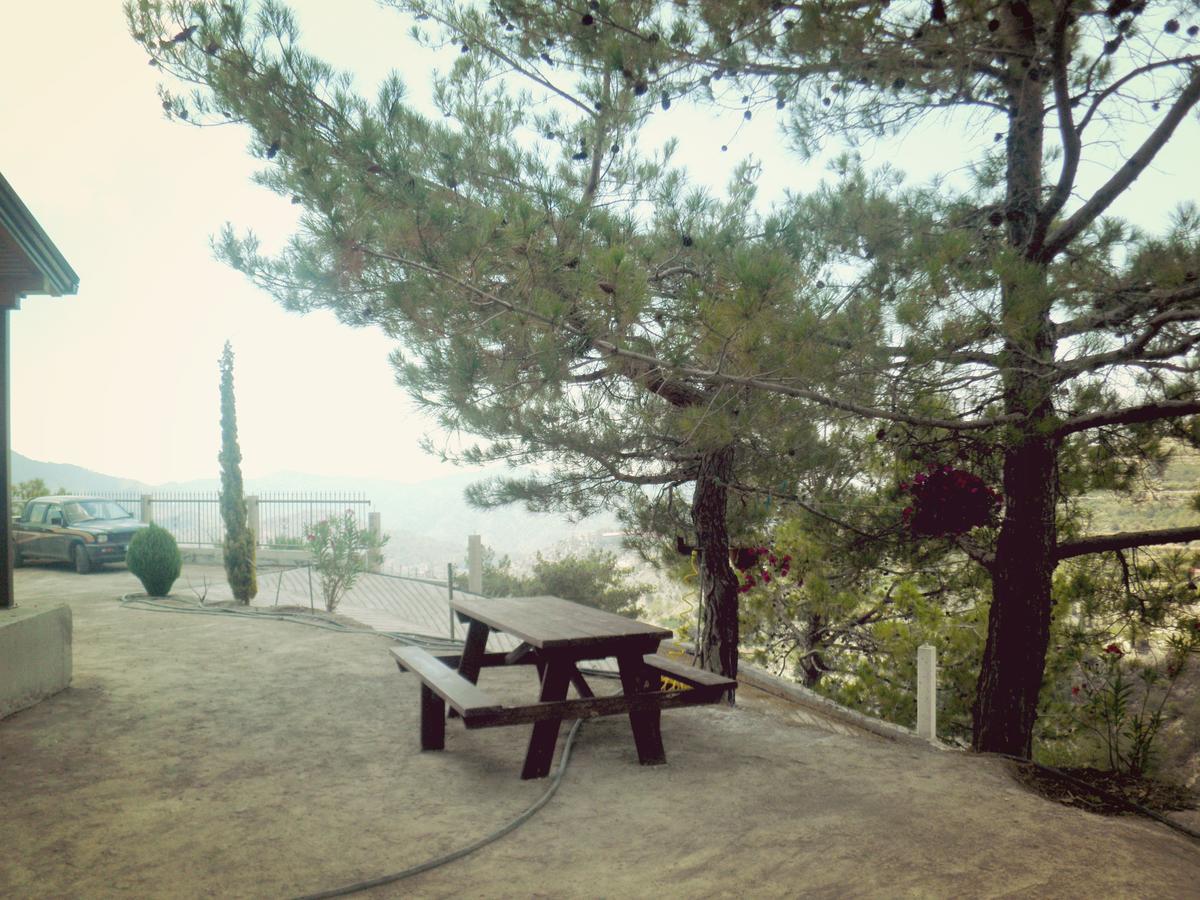 Villa Agros Timber Log House Exterior foto