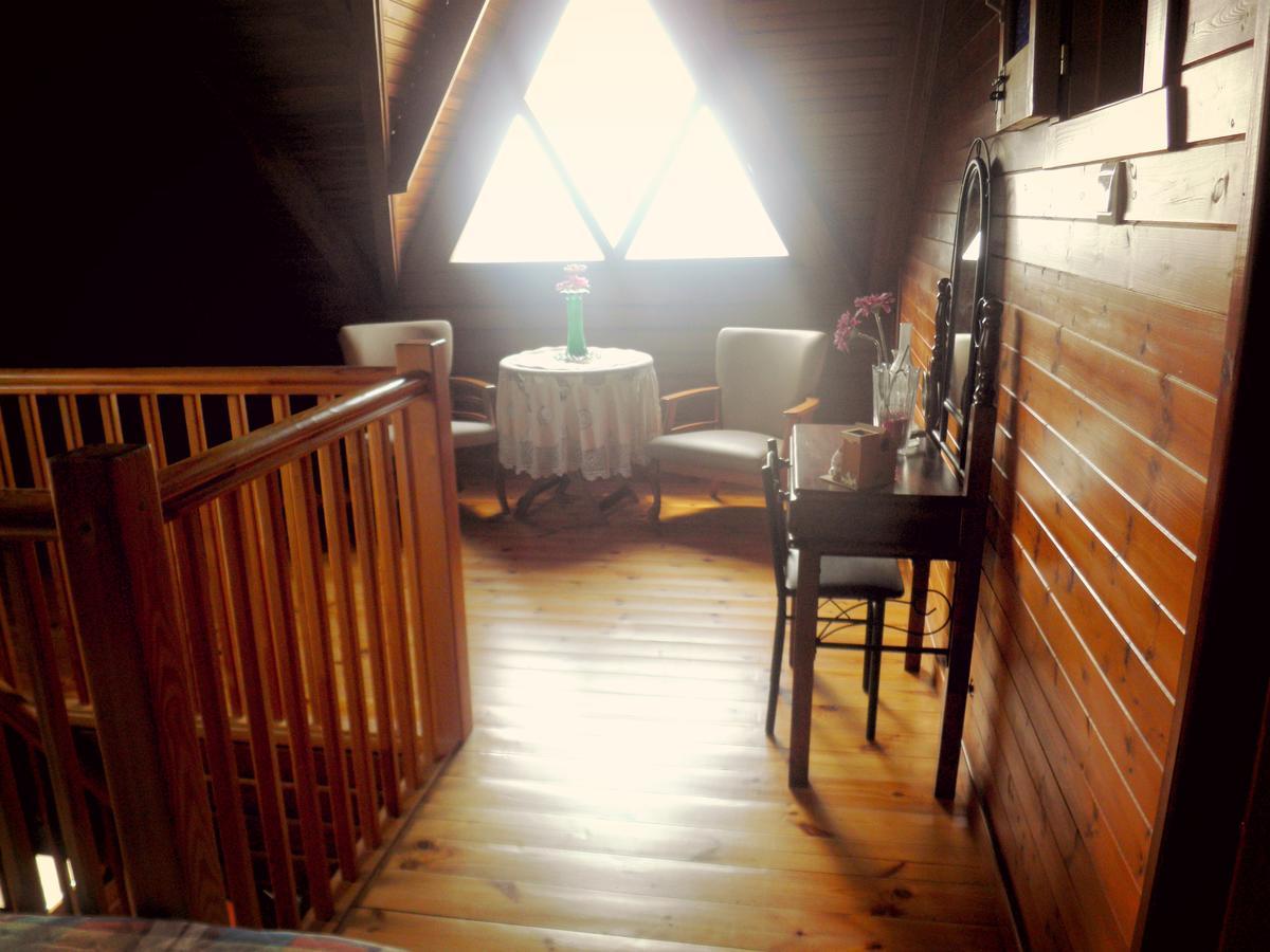 Villa Agros Timber Log House Exterior foto