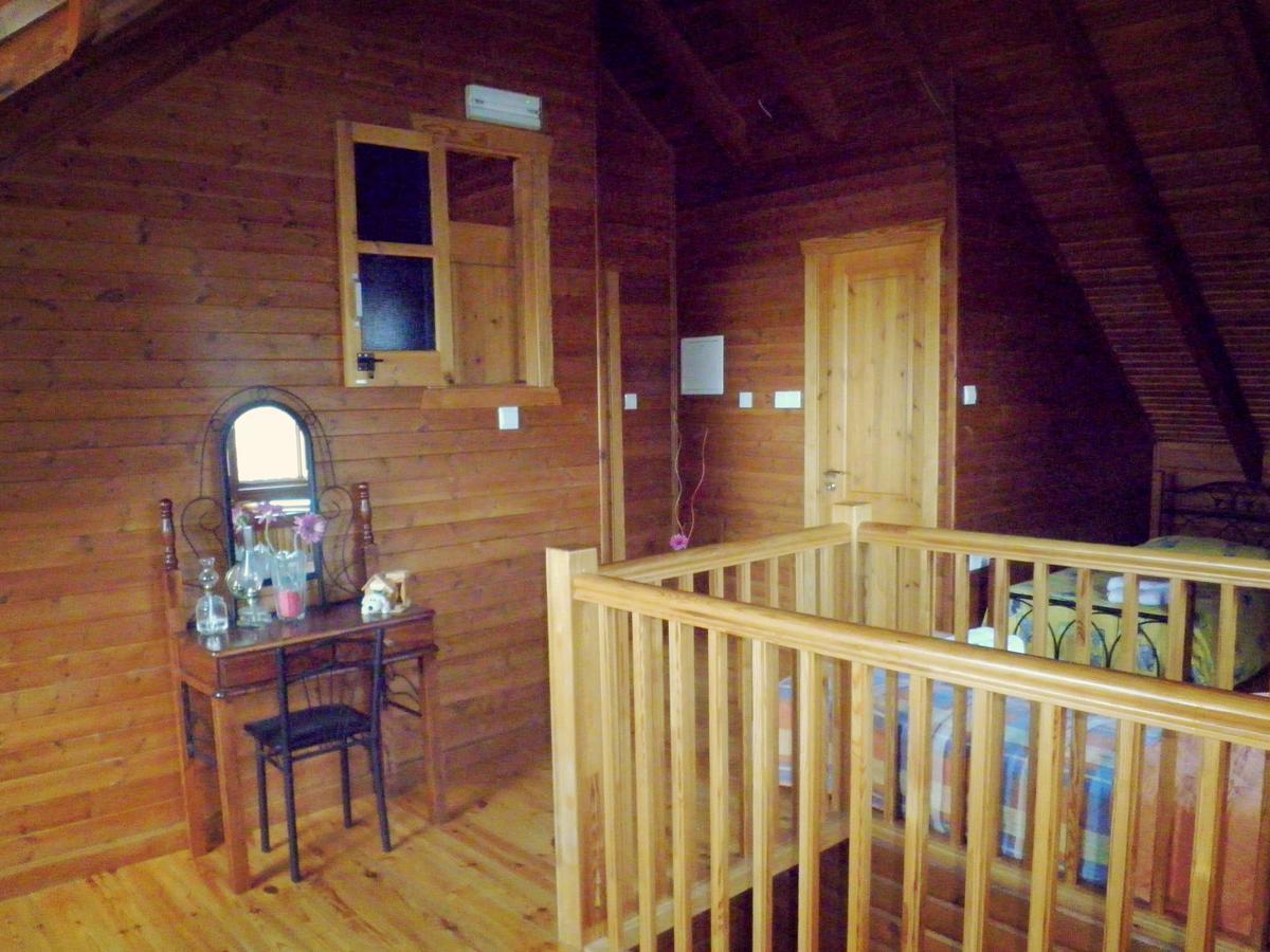 Villa Agros Timber Log House Exterior foto