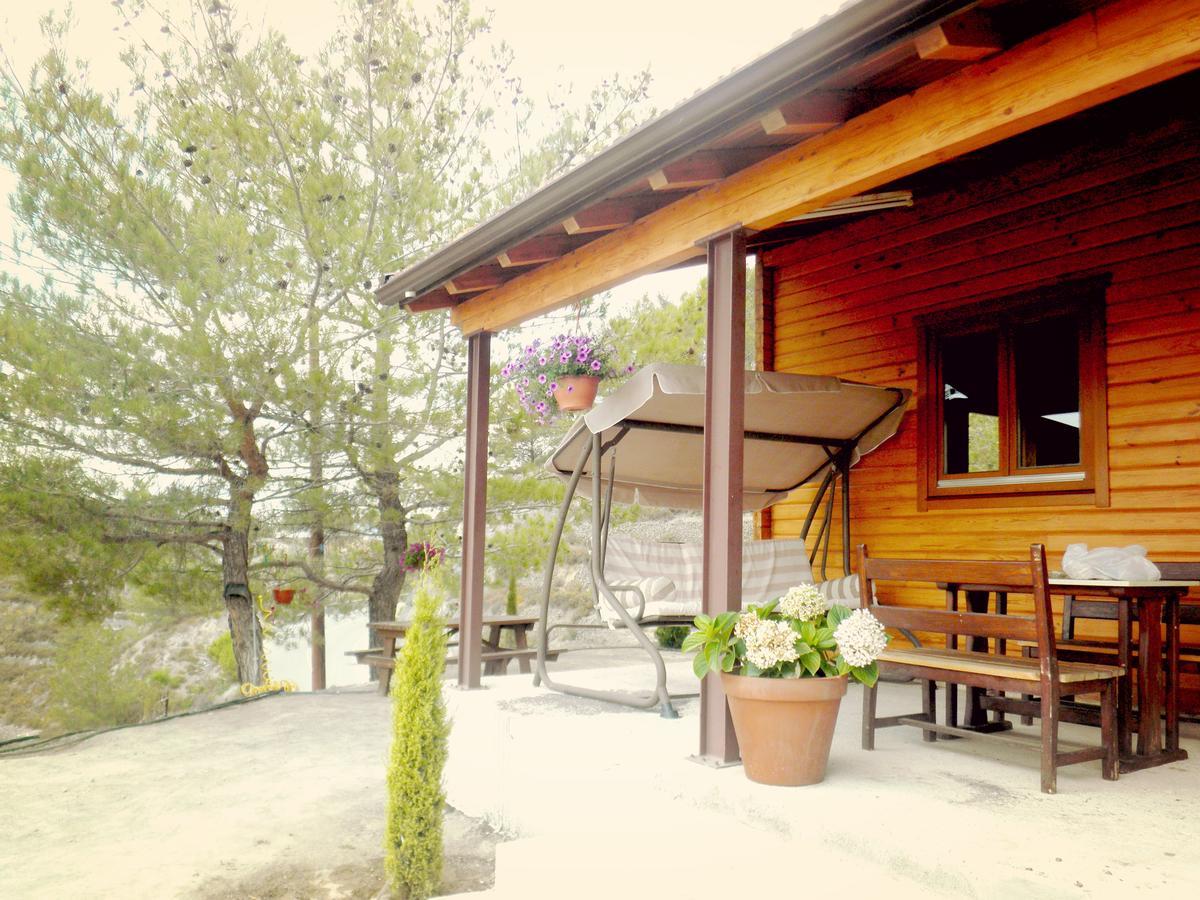 Villa Agros Timber Log House Exterior foto